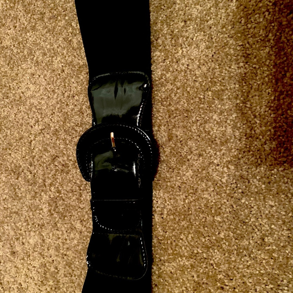 Black Wide Belt